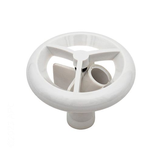 MICROSSAGE GRILL & FLOWPATH ASSY WHITE
