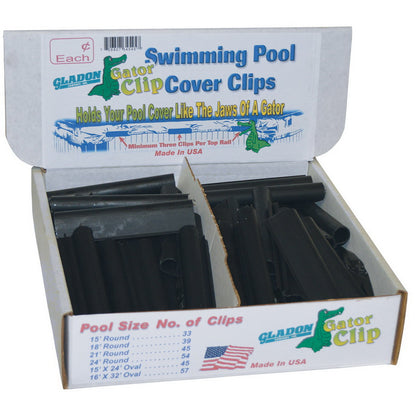 Gator Clip 6" Cover Clips, Black | GGC1000B