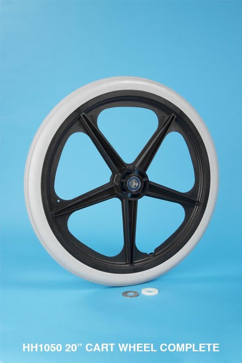 Hammerhead Vacuum 20" Wheel Complete, Solid Gray | HH1050