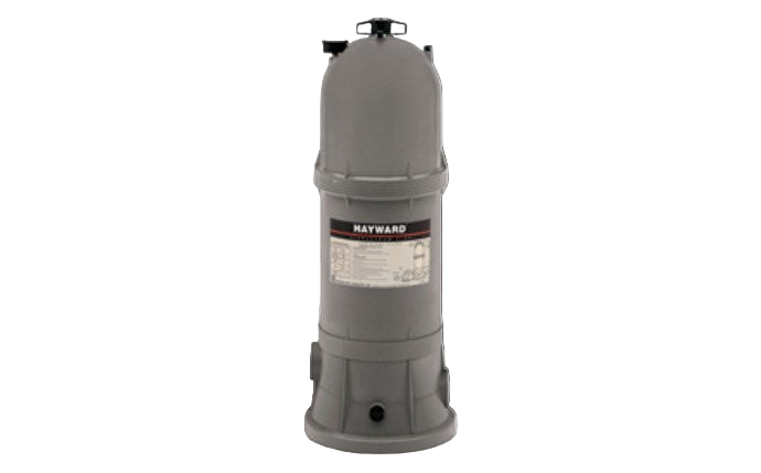 A Pool Goods 120 Sq Ft Star-Clear™ Plus Cartridge Filter (W3C12002) stands upright against a plain white background.