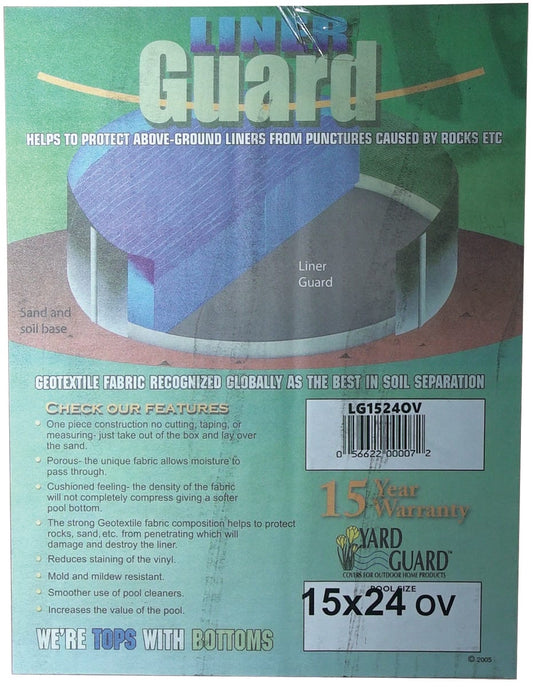 15' x 24' Oval Premium Floor Padding | LG1524OV