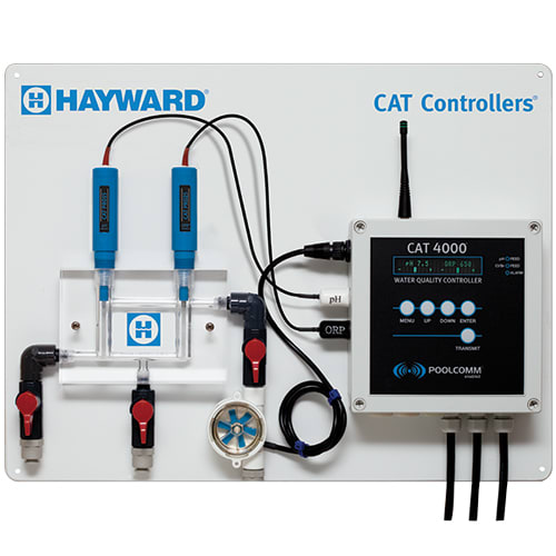 Hayward Machined Flow Cell w/ Rotary Flow Sensor for Chemical Control Systems | AC075