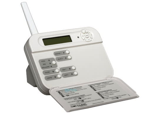 Hayward Remote, Wireless, Table Top P-4, 7-Button, White| AQL2-TW-RF-P-4