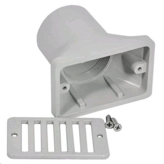 Hayward 2" Gutter Drain, Gray | SP1019GR