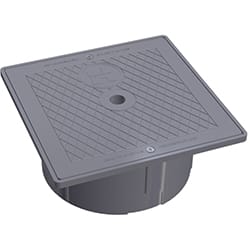 Hayward Skimmer Square Collar & Cover Assembly, Dark Gray | SPX1082EFDGR