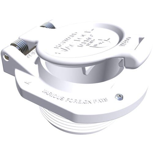 Hayward Vac Lock Safety Wall Fitting, White | W400BWHP