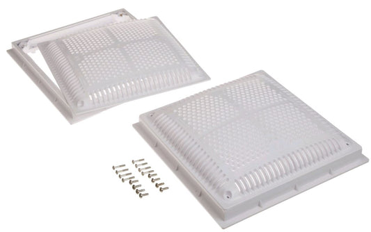 Hayward 12" x 12" High Flow Grate w/ Inner & Outer Frame, 2/Pack | WG1032HF2PAK2