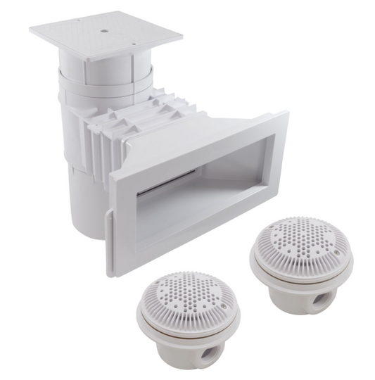 Hayward Wide Track Auto-Skim w/ Main Drain & Fittings, White | SP10852OMTE