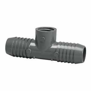 Spears 1-1/2" PVC Combination Insert Tee, Gray | 1402-015