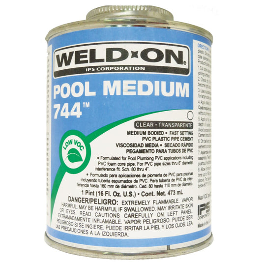 Weld-On 744 Pool Medium, Pint | IPS744P