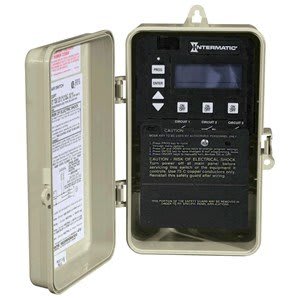 Intermatic PE153P Digital Timer in Outdoor Enclosure with Pool Heater Protection, 120/240 V| PE153P