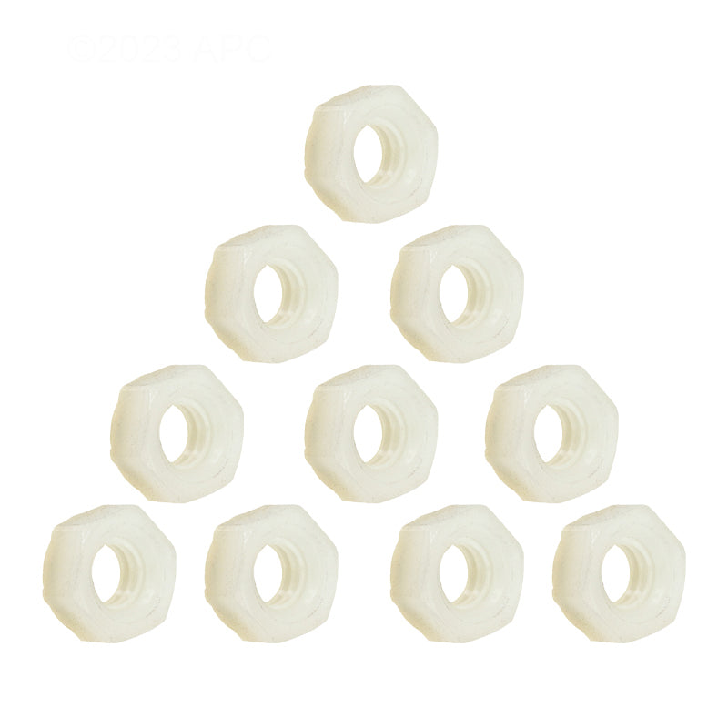 NYLON NUTS (PACK OF 10)