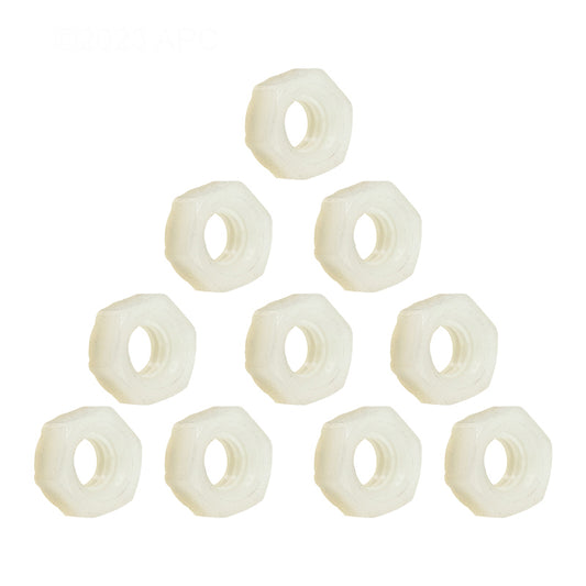 NYLON NUTS (PACK OF 10)