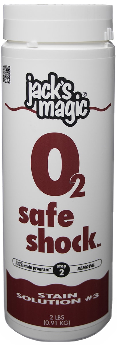 Jacks Magic Stain Solution #3 Safe Shock, 2 lb Bottle | JMSAFE2