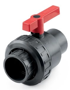 Jandy Ball Valve, Single Union, 2" PVC | BVSU020