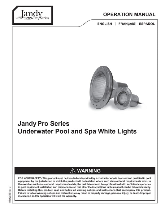 Jandy WaterColors Small LED Spa Light Stainless Steel Face Ring | R0451301