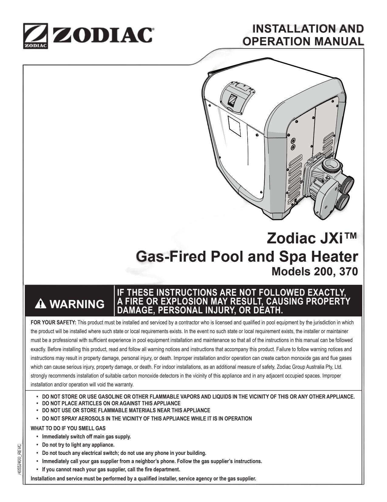 Jandy JXi Pool Heater Ingiter Kit | R0457502