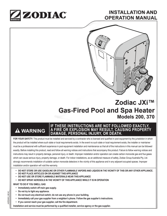 Jandy JXi Pool Heater Ingiter Kit | R0457502