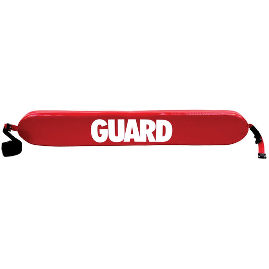 Kemp USA 40" Rescue Tube w/ Plastic Clips, Red w/ White Guard Logo | 10-202-RED