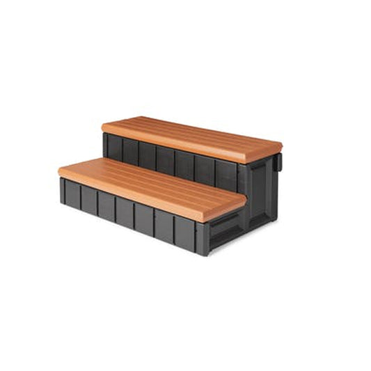 36" DELUXE SPA STEP REDWOOD