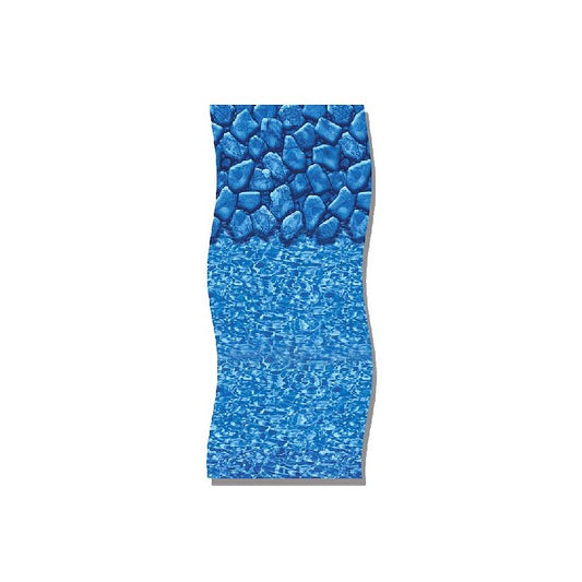 Swimline 27' Round Boulder Swirl Overlap Liner, 48-52" Wall | LI2748BSO