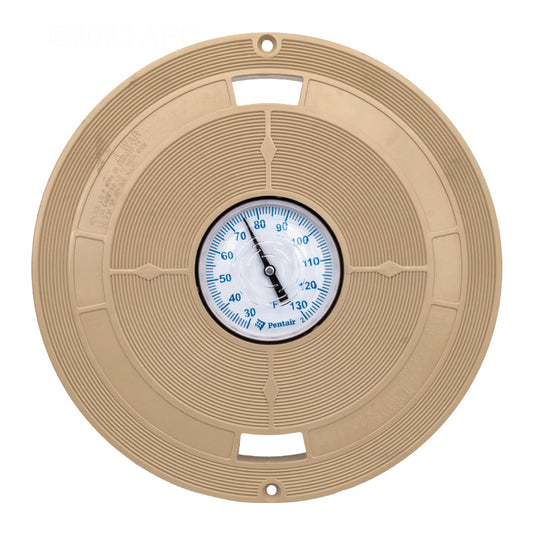 LETRO SKIM LID W/THERMOMETER, ALMOND