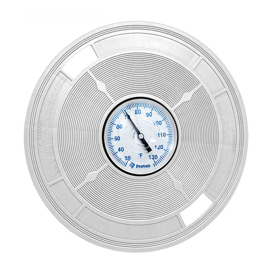 9-3/16" ROUND WHITE SKIMMER LID