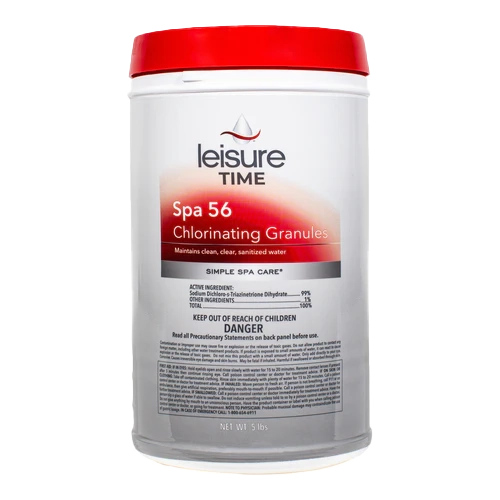 Leisure Time Spa 56 Chlorinating Granules, 5 lb Bottle | LT29