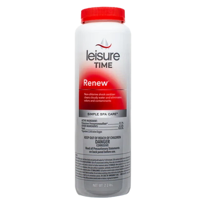 Leisure Time Spa Renew Non-Chlorine Shock, 2.2 lb Bottle | RENU2