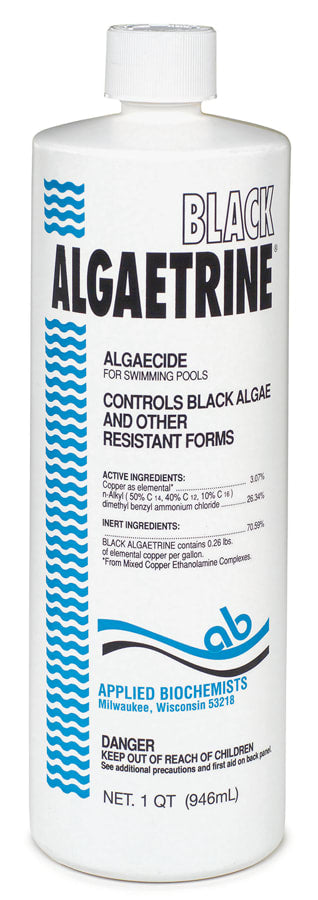 Applied Bio Black Algaetrine Algaecide, 32 oz Bottle | 406303A