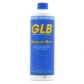 GLB Sequa-Sol Sequestering Agent Pool Stain Preventer, 32 oz Bottle | 71016A