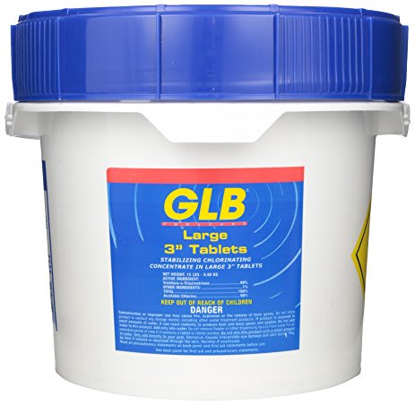 GLB Large 3" Chlorine Tablets 25 lb Pail | 71234