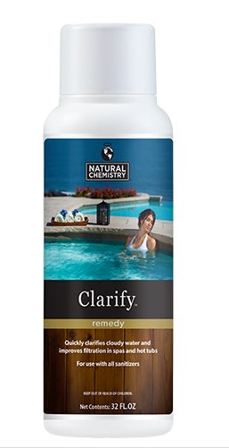 Natural Chemistry Spa Clarify Clarifier, 16 oz Bottle | 14216NCM