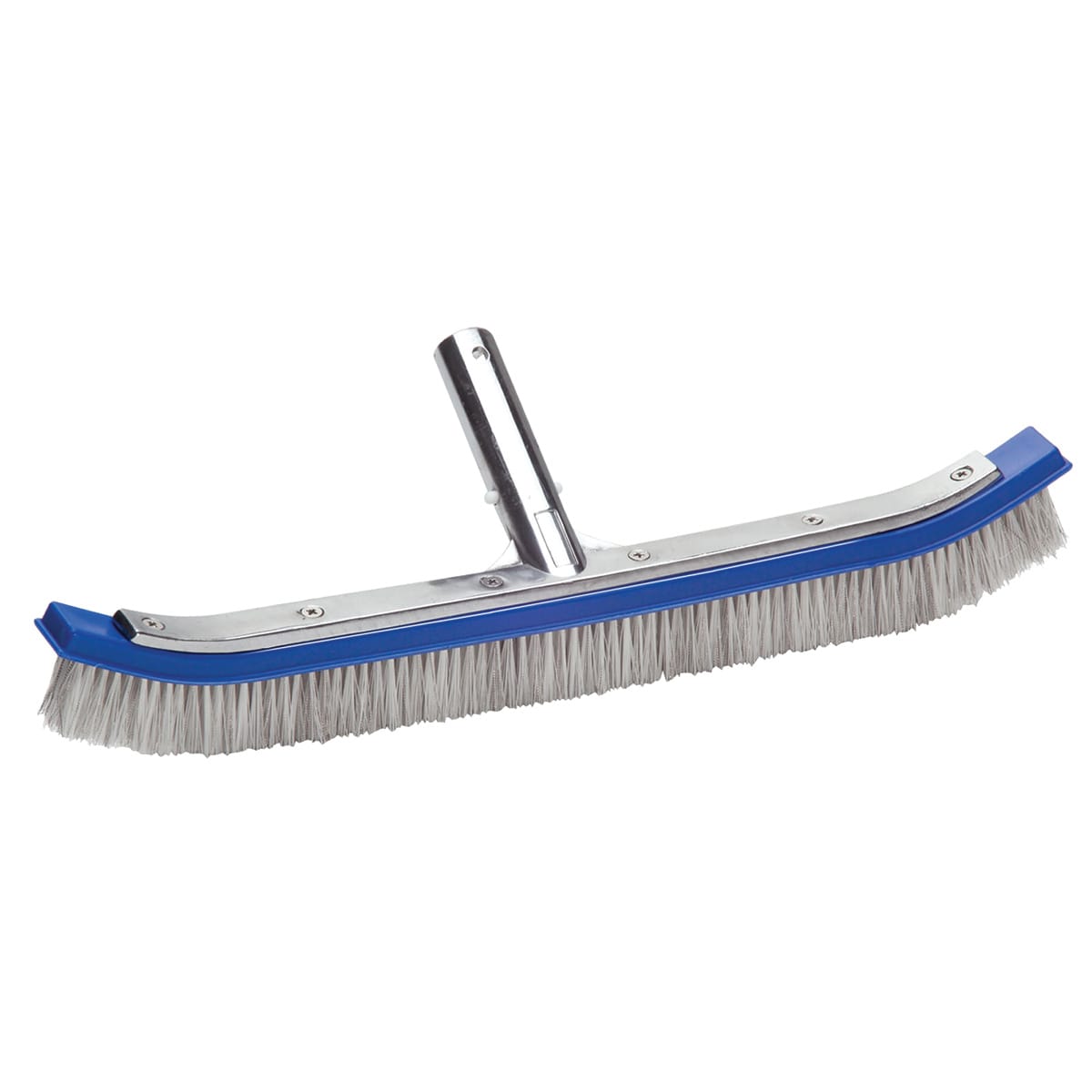 Ocean Blue 18" Curved Mixed Bristle Wall Brush w/ Aluminum Back | 110012