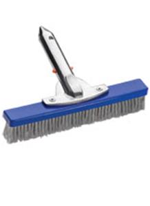 Ocean Blue Aluminum Back Algae Brush , 10" | 110016