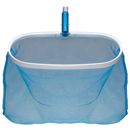 Ocean Blue Aluminum Deep Bag Leaf Rake | 125010