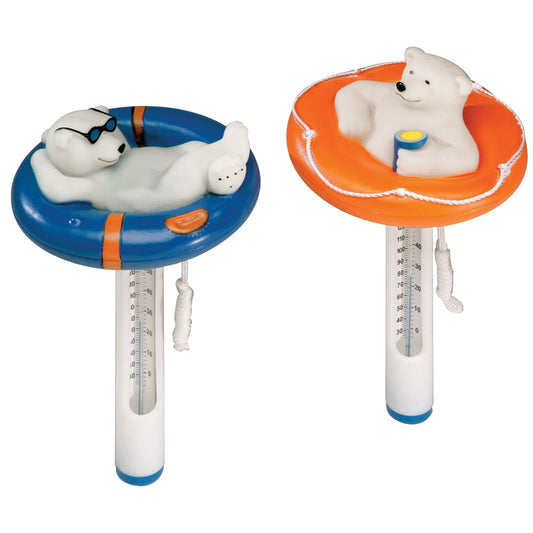 Ocean Blue Floating Polar Bear Thermometer | 150056