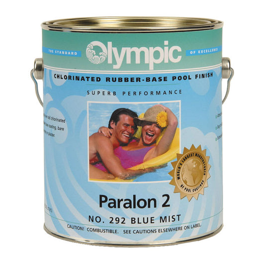 Olympic 292 Paralon 2 Pool Paint, Bikini Blue, 1 gal | 292G