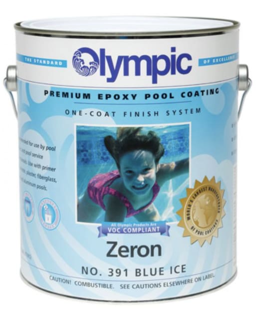 Olympic 391 Zeron Epoxy Pool Coating, Blue Ice, 1 gal | 391