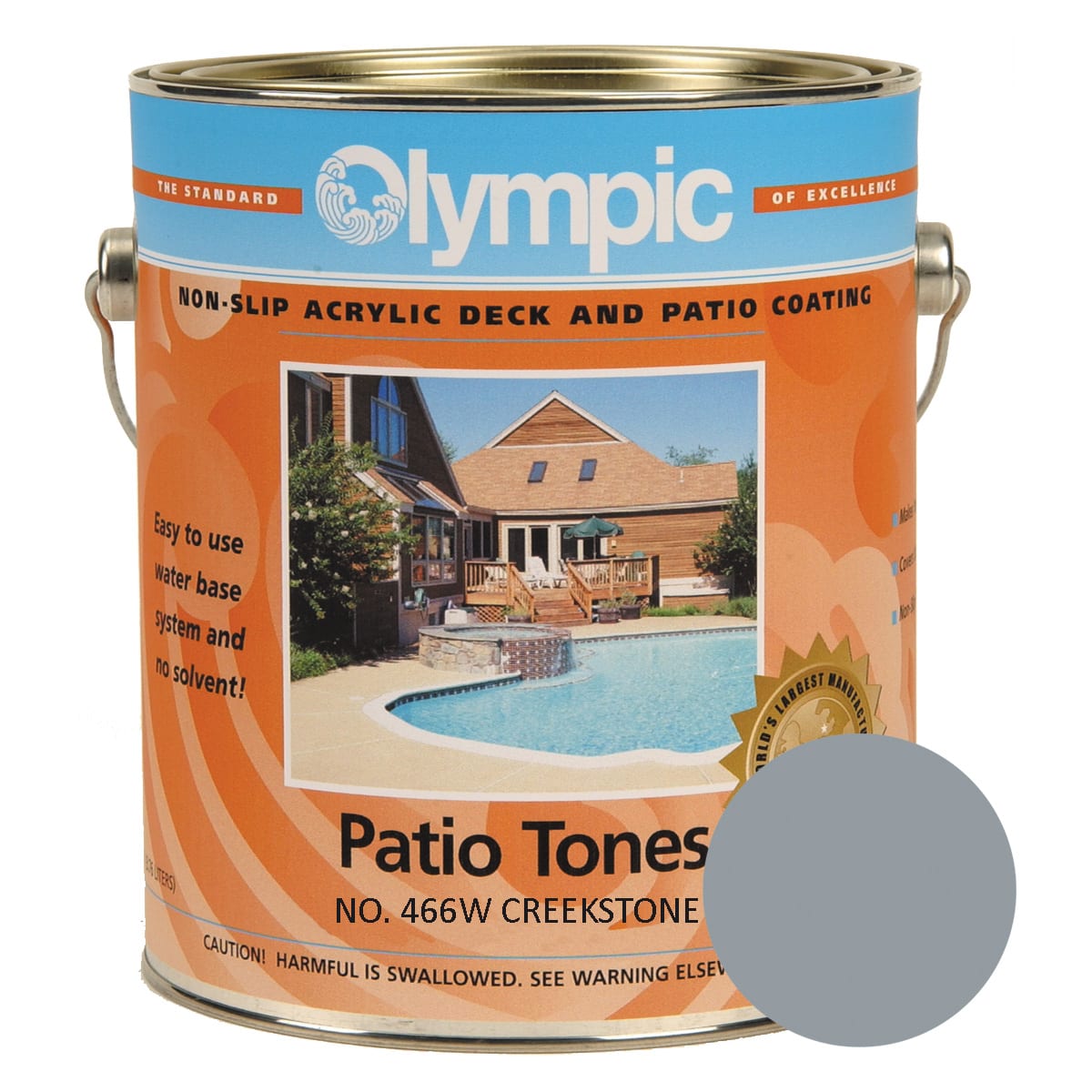 Olympic Patio Tones/Deck Coatings Gallon - Creekstone | 466GL – Pool Goods