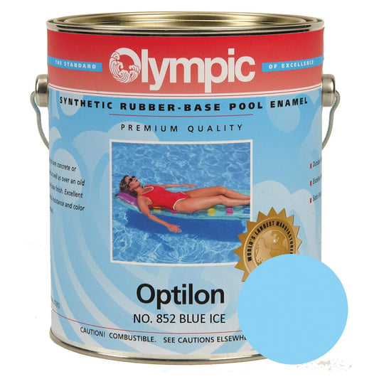 Olympic Optilon Gallon Synthetic Rubber Base Enamel - Blue Ice | 852-GL