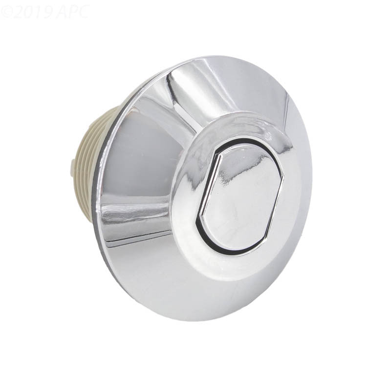 CONTEMPORARY FLUSH CHROME AIR BUTTON