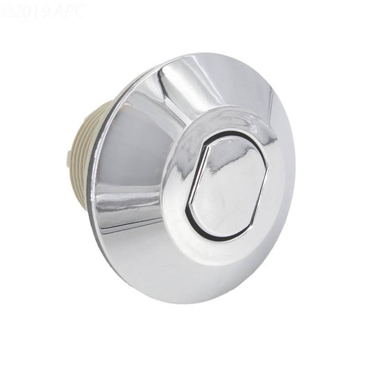 CONTEMPORARY FLUSH CHROME AIR BUTTON