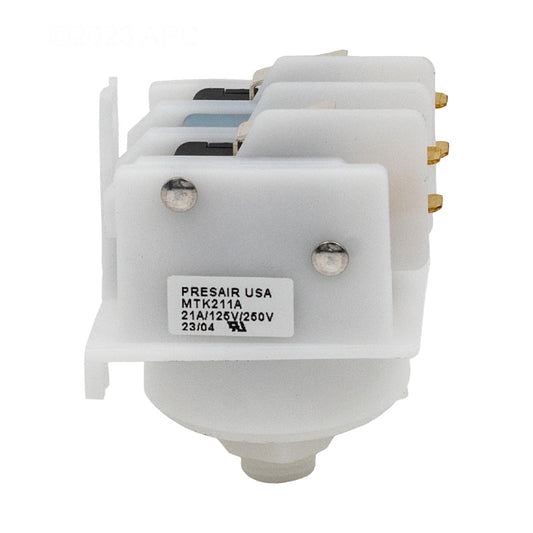 3 FUNCTION THREADED SPOUT BLACK CAM SEQUENCING AIR SWITCH 20AMP