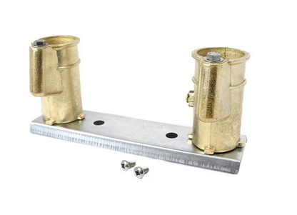 Perma-Cast 8" O.C. Handrail Anchor Set 4" Bronze Anchors | PC-4008-BC