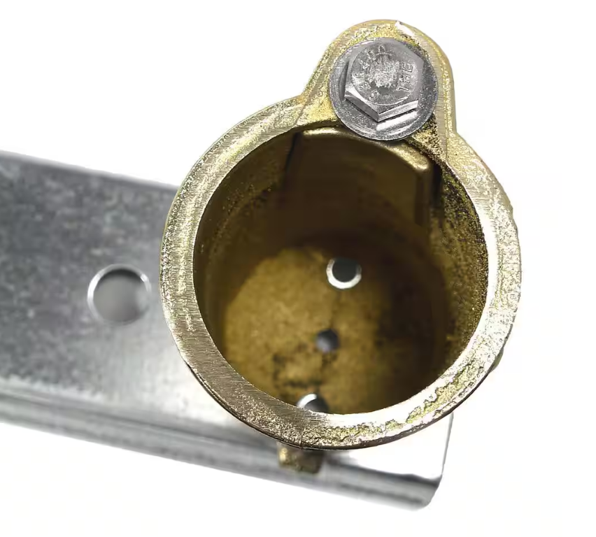 Perma-Cast 8" O.C. Handrail Anchor Set 4" Bronze Anchors | PC-4008-BC