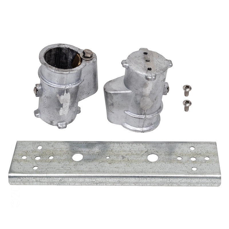 4" ANCHOR SOCKET CHANNEL SET 8" CENTER PERMACAST ALUMINUM HANOVER SOCKET
