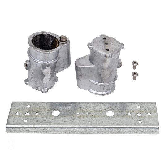 4" ANCHOR SOCKET CHANNEL SET 8" CENTER PERMACAST ALUMINUM HANOVER SOCKET