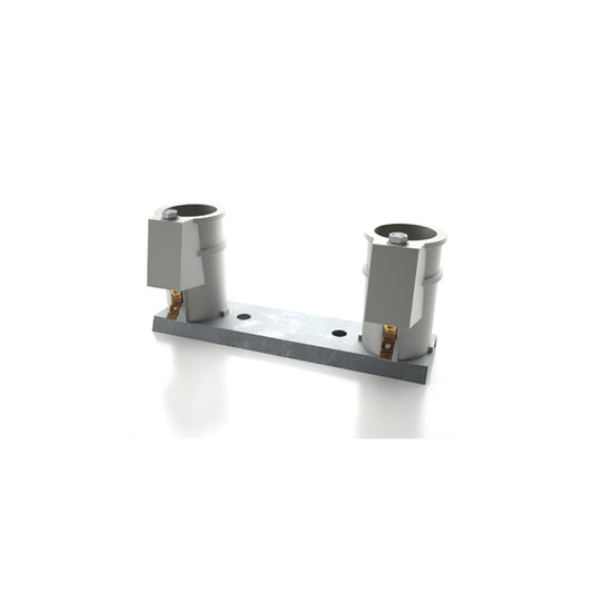 4" ANCHOR SOCKET CHANNEL SET 8" CENTER PERMACAST PLASTIC SOCKET