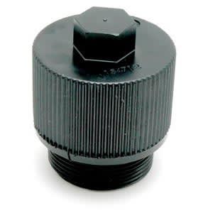 Genuine Pentair Cap Plug with ribbed sides and hexagonal top for FNS Plus Filter (190030Z), perfect as a replacement part.